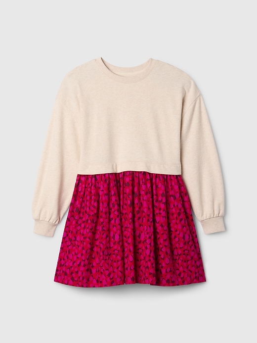 Kids 2-in-1 Vintage Soft Sweatshirt Dress Kids 2-in-1 Vintage Soft Sweatshirt Dress