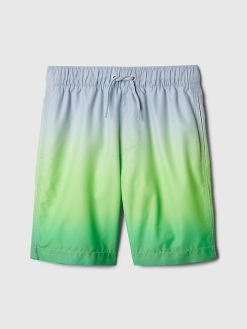 Kids 6" Recycled Printed Swim Trunks