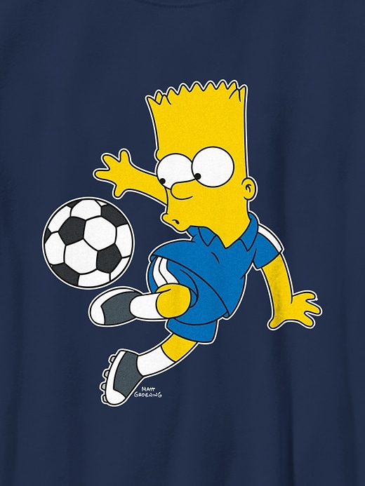 Kids Bart Simpson Soccer Graphic Tee Kids Bart Simpson Soccer Graphic Tee