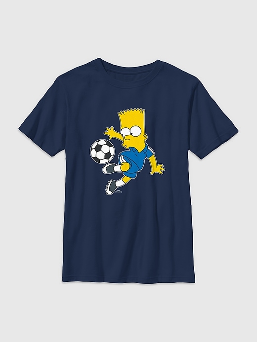 Kids Bart Simpson Soccer Graphic Tee Kids Bart Simpson Soccer Graphic Tee