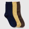 Kids Cable-Knit Crew Socks (3-Pack)