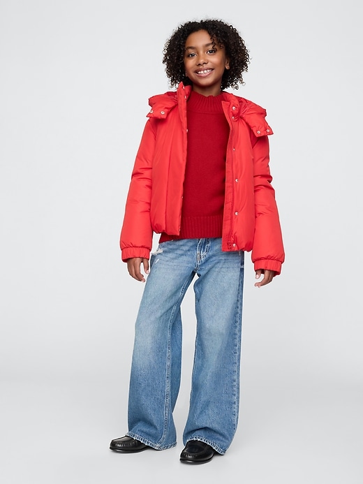 Kids CashSoft Oversized Mockneck Sweater Kids CashSoft Oversized Mockneck Sweater