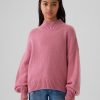 Kids CashSoft Oversized Mockneck Sweater