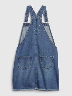Kids Denim Pinafore Dress