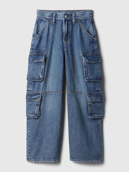Kids Double Cargo Baggy Jeans Kids Double Cargo Baggy Jeans