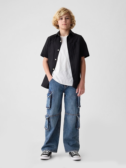 Kids Double Cargo Baggy Jeans Kids Double Cargo Baggy Jeans