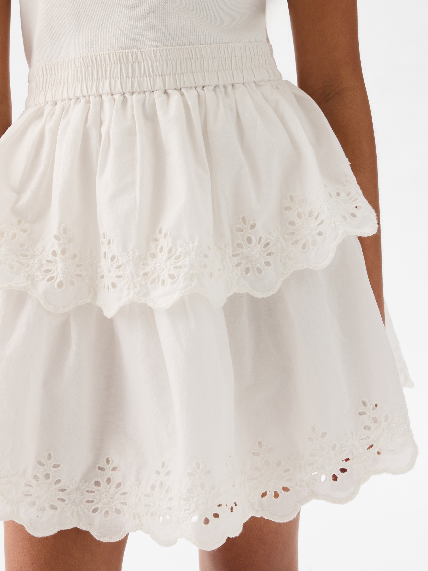 Kids Eyelet Tiered Dress Kids Eyelet Tiered Dress