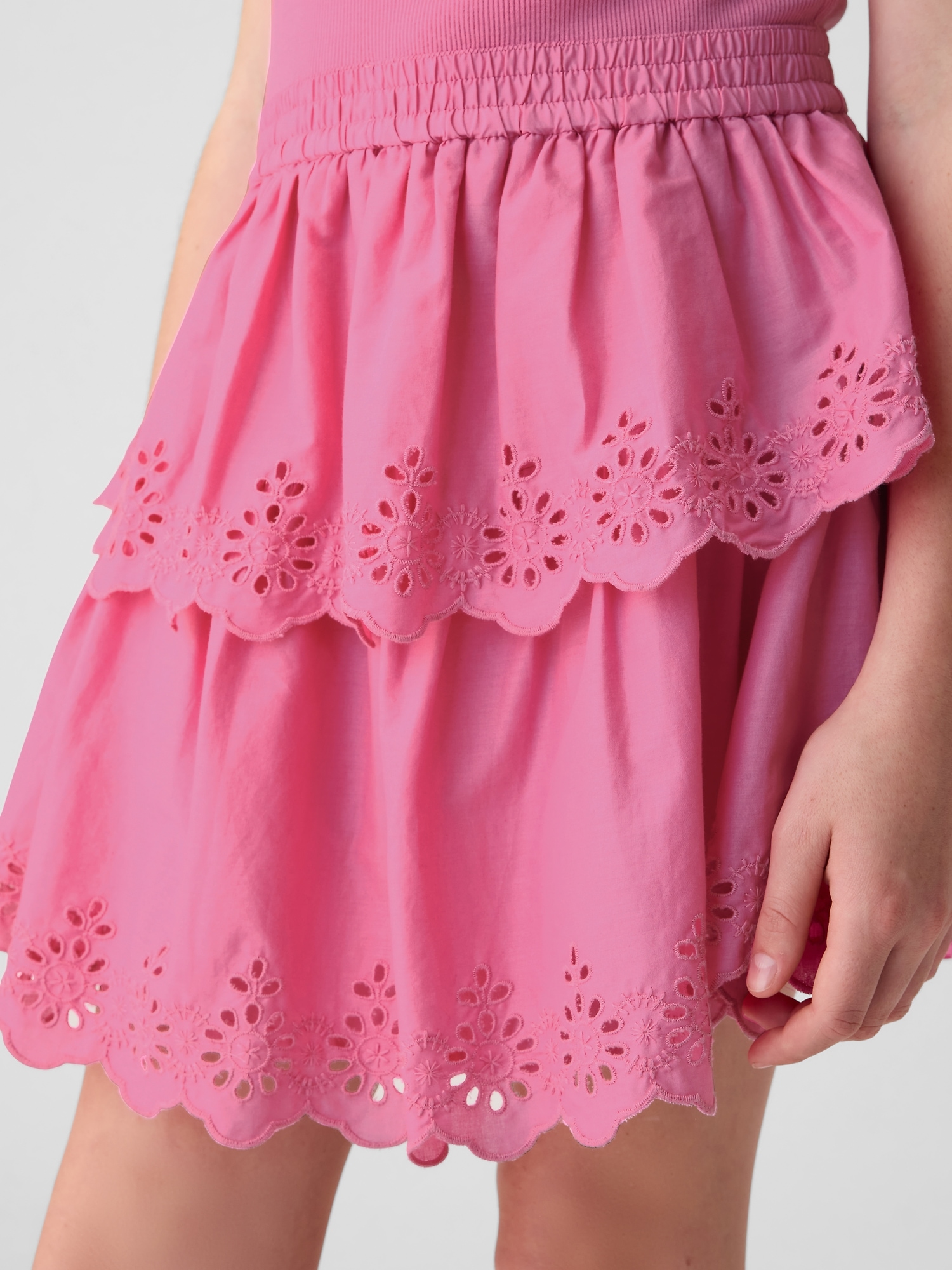 Kids Eyelet Tiered Dress Kids Eyelet Tiered Dress