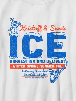 Kids Frozen Kristoff Ice Harvesting Graphic Tee
