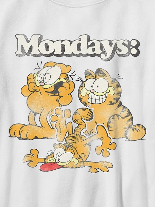 Kids Garfield I Hate Mondays Graphic Tee Kids Garfield I Hate Mondays Graphic Tee
