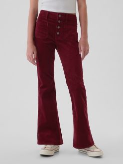 Kids High Rise Corduroy ’70s Flare Pants