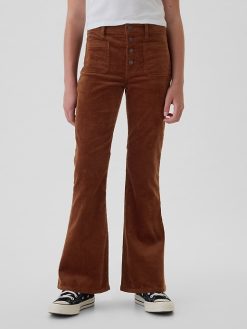 Kids High Rise Corduroy ’70s Flare Pants
