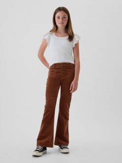 Kids High Rise Corduroy ’70s Flare Pants