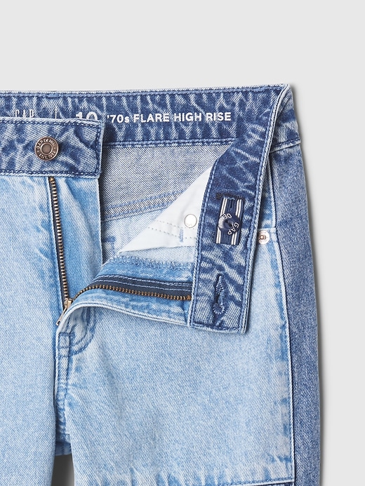 Kids High Rise Patchwork ’70s Flare Jeans Kids High Rise Patchwork ’70s Flare Jeans