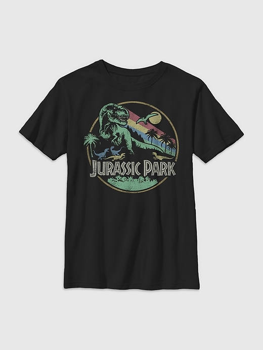 Kids Jurassic Park Vintage Logo Graphic Tee Kids Jurassic Park Vintage Logo Graphic Tee