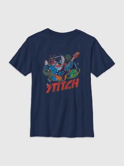 Kids Lilo and Stitch Rock and Roll Graphic Tee