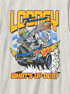 Kids Looney Tunes Racing Bugs Graphic T-Shirt