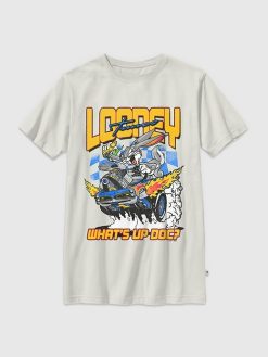 Kids Looney Tunes Racing Bugs Graphic T-Shirt