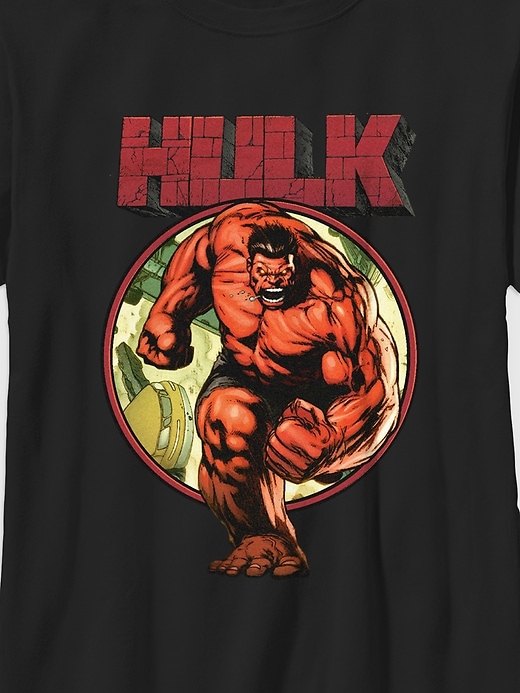 Kids Marvel Red Hulk Rulking Atcha Graphic T-Shirt Kids Marvel Red Hulk Rulking Atcha Graphic T-Shirt