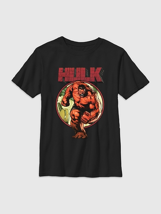 Kids Marvel Red Hulk Rulking Atcha Graphic T-Shirt Kids Marvel Red Hulk Rulking Atcha Graphic T-Shirt