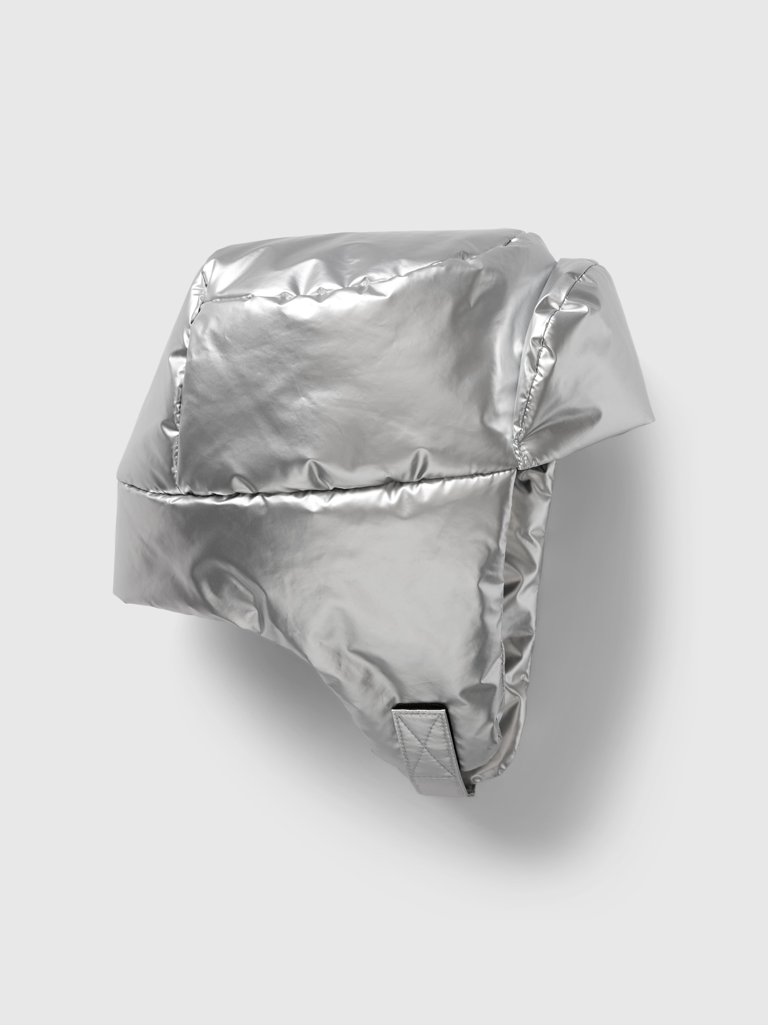 Kids Metallic Puffer Trapper Hat Kids Metallic Puffer Trapper Hat