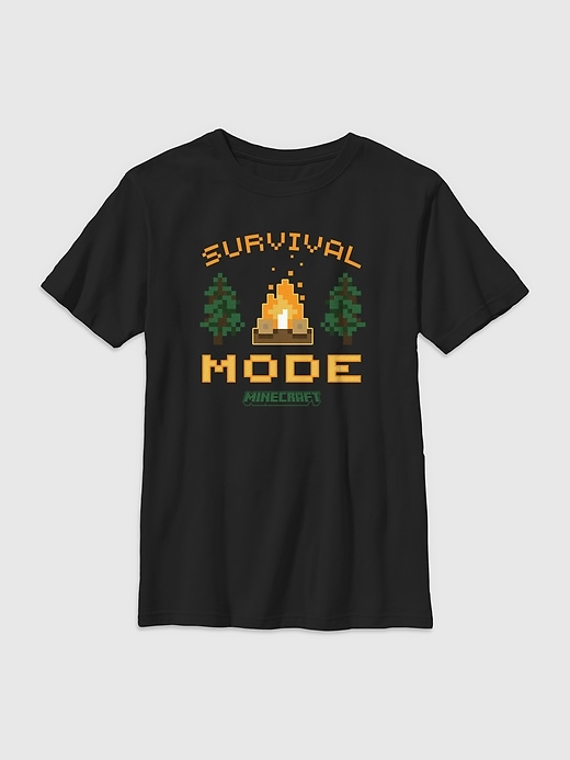 Kids Minecraft Survival Mode Graphic T-Shirt Kids Minecraft Survival Mode Graphic T-Shirt