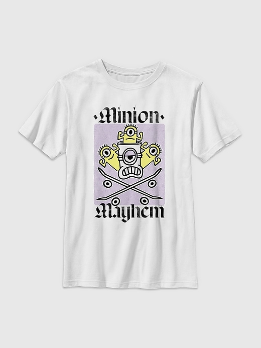 Kids Minions Skater Graphic Tee Kids Minions Skater Graphic Tee
