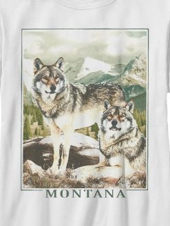Kids Montana Wolves Graphic Tee