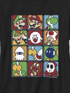 Kids Nintendo Character Box Up Graphic Tee