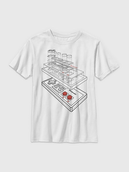 Kids Nintendo NES Controller Graphic Tee Kids Nintendo NES Controller Graphic Tee