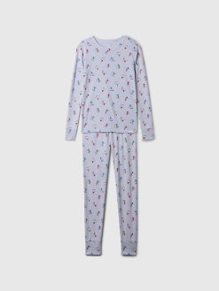 Kids Organic Brushed Cotton PJ Set