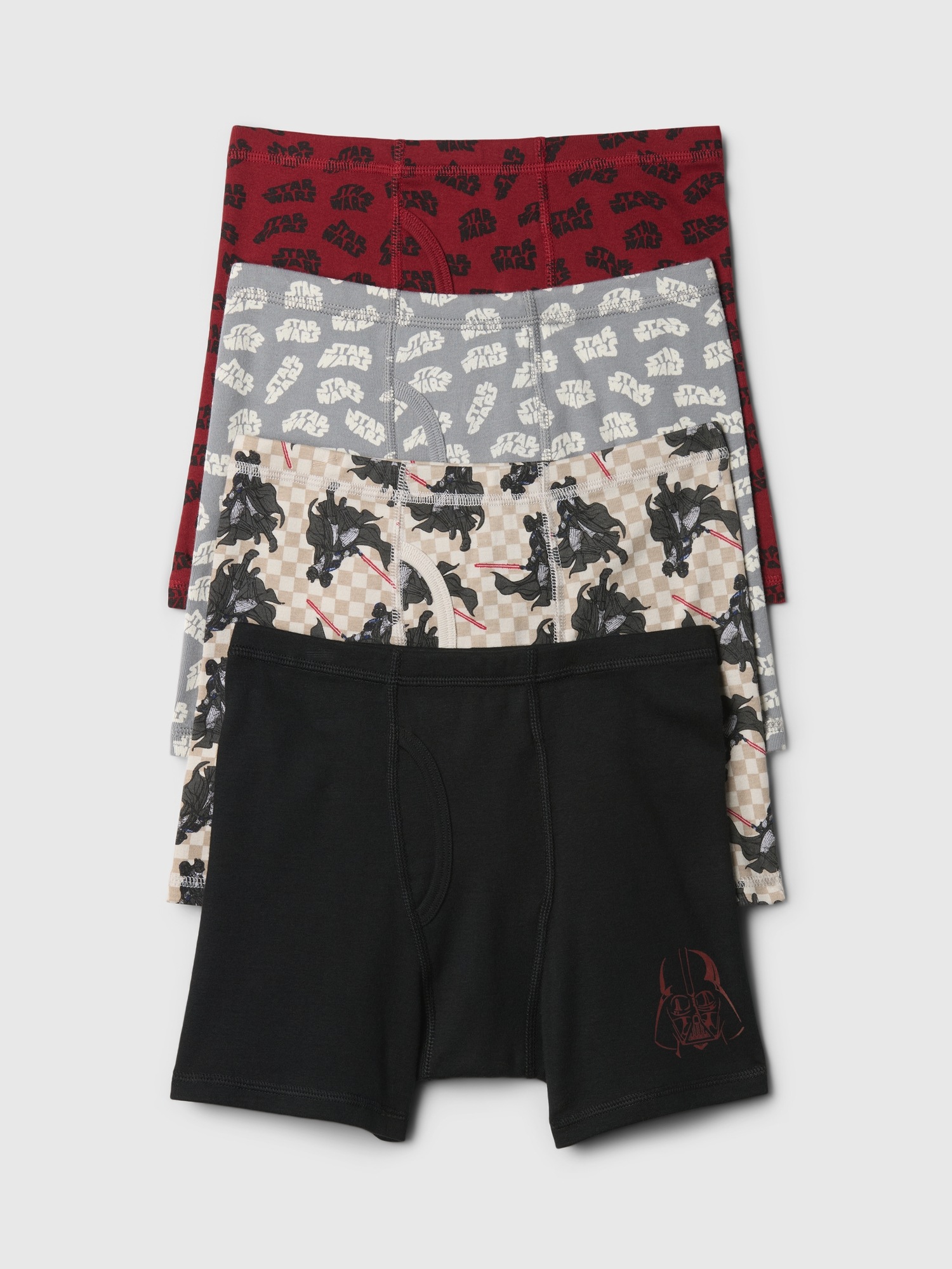 Kids Organic Cotton Star Wars Boxer Briefs (4-Pack) Kids Organic Cotton Star Wars Boxer Briefs (4-Pack)