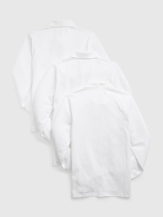 Kids Organic Cotton Uniform Polo Shirt (3-Pack) Kids Organic Cotton Uniform Polo Shirt (3-Pack)