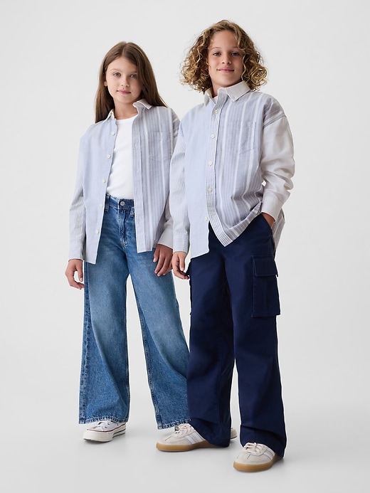 Kids Oversized Oxford Shirt Kids Oversized Oxford Shirt