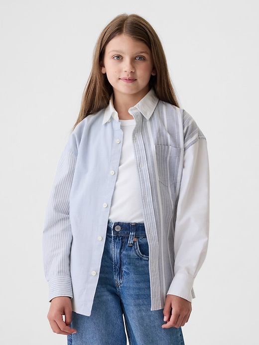 Kids Oversized Oxford Shirt Kids Oversized Oxford Shirt