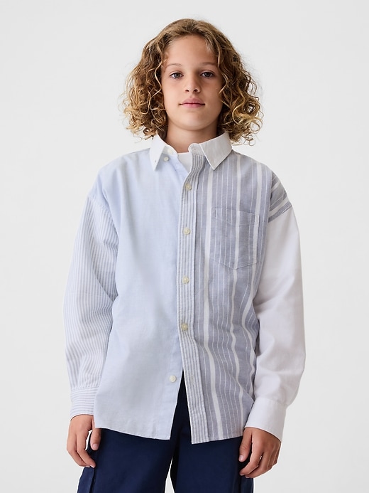 Kids Oversized Oxford Shirt Kids Oversized Oxford Shirt