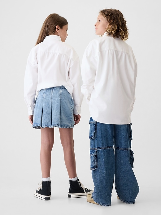 Kids Oversized Oxford Shirt Kids Oversized Oxford Shirt