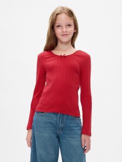 Kids Pointelle T-Shirt