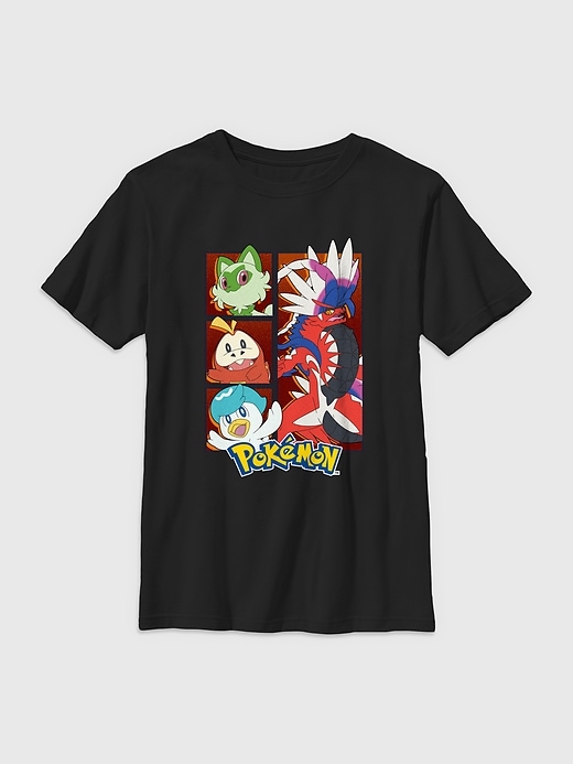 Kids Pokemon Gen 9 Starters Graphic Tee Kids Pokemon Gen 9 Starters Graphic Tee