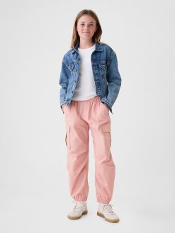 Kids Pull-On Cargo Parachute Pants
