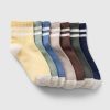 Kids Quarter Crew Socks (7-Pack)
