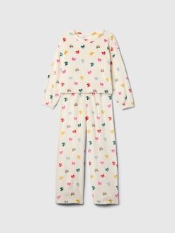 Kids Recycled Cozy Cropped PJ Set
