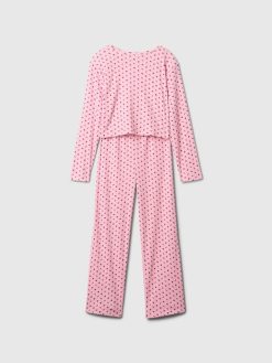 Kids Recycled Pointelle PJ Set