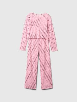 Kids Recycled Pointelle PJ Set