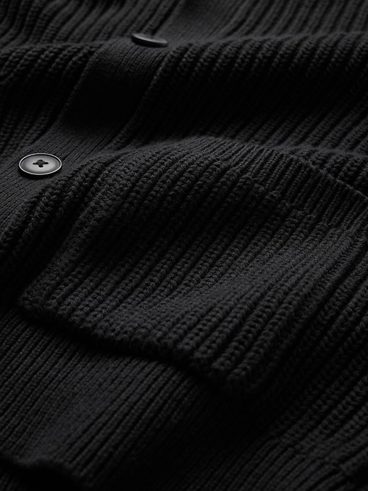 Kids Relaxed Shaker-Stitch Cardigan Kids Relaxed Shaker-Stitch Cardigan