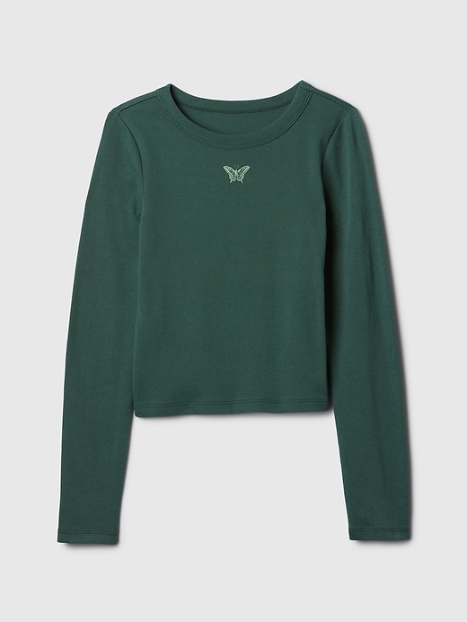 Kids Rib Embroidered Graphic T-Shirt Kids Rib Embroidered Graphic T-Shirt