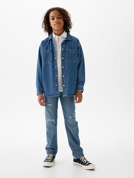 Kids Rip & Repair Original Straight Jeans Kids Rip & Repair Original Straight Jeans