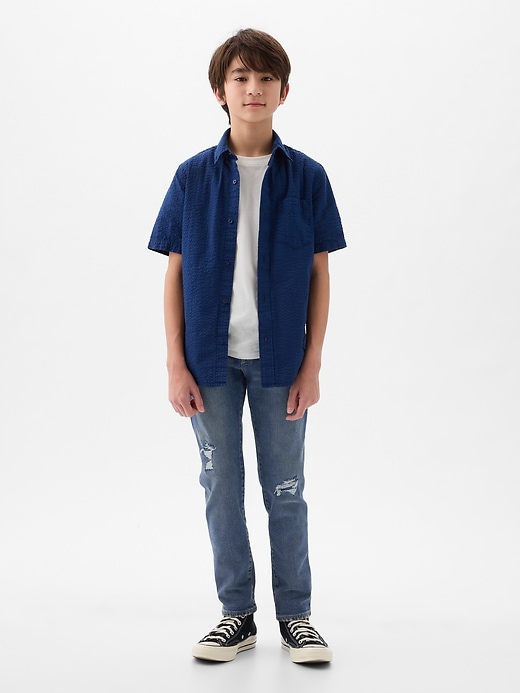 Kids Rip & Repair Slim Jeans Kids Rip & Repair Slim Jeans