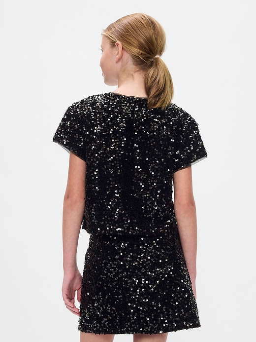Kids Sequin Velvet Top Kids Sequin Velvet Top