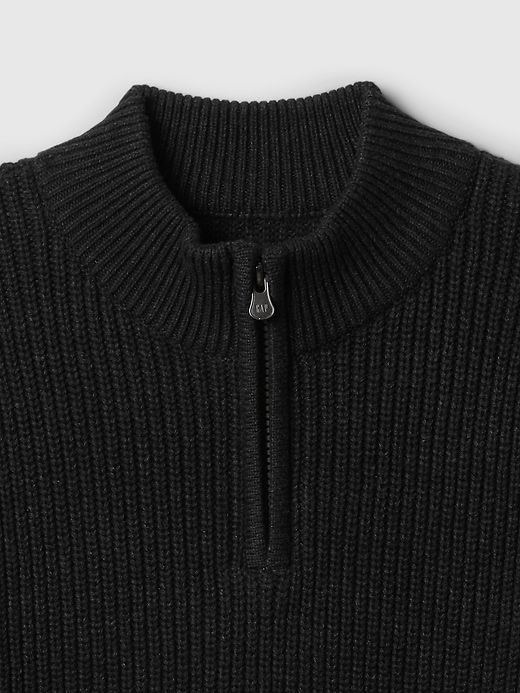 Kids Shaker-Stitch Quarter-Zip Sweater Kids Shaker-Stitch Quarter-Zip Sweater